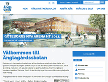 Tablet Screenshot of anglagardskolan.se